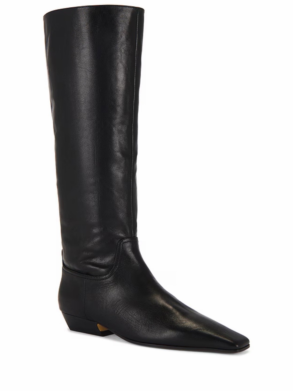 Tony Bianco Black Pointed-Toe Knee Boots